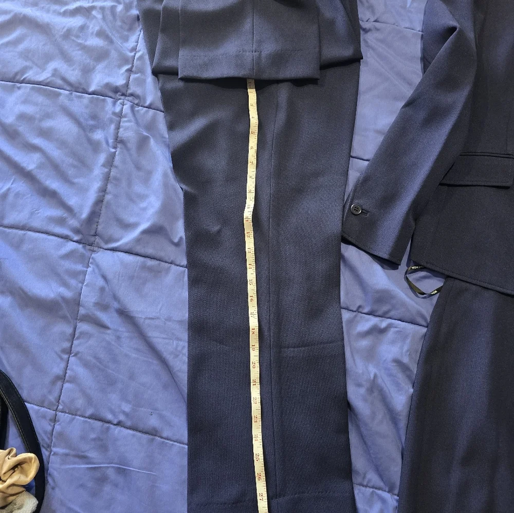 Anne Klein Women's Navy Pantsuit - Picture 2 of 11
